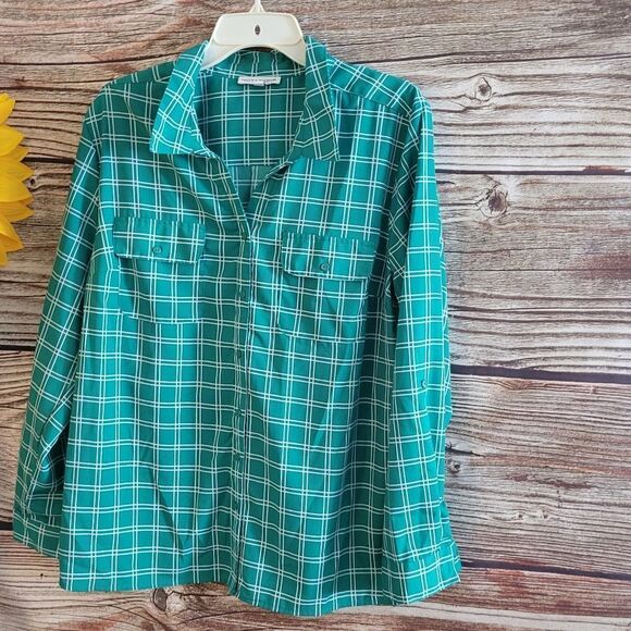 Notations Tops - Notations Women's Long Sleeve Blouse XL Pre-owned